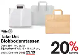 Sligro Take Dis Blokbodemtassen aanbieding