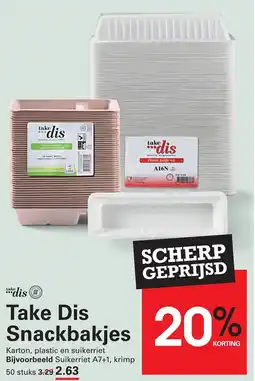 Sligro Take Dis Snackbakjes aanbieding