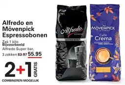 Sligro Alfredo en Mövenpick Espressobonen aanbieding