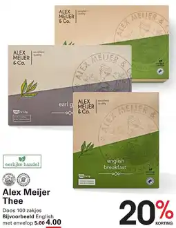 Sligro Alex Meijer Thee aanbieding