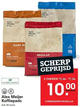 Sligro Alex Meijer Koffiepads aanbieding