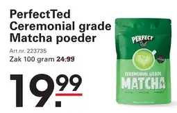 Sligro PerfectTed Ceremonial grade Matcha poeder aanbieding