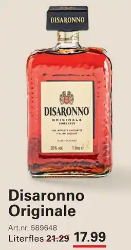 Sligro Disaronno Originale aanbieding