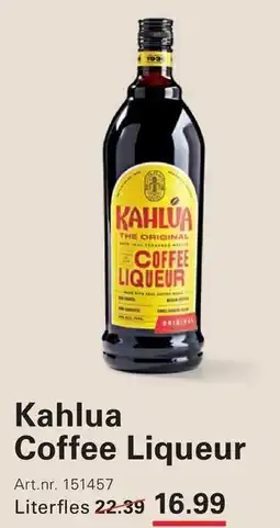 Sligro Kahlua Coffee Liqueur aanbieding
