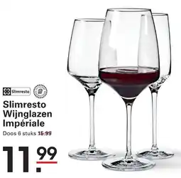 Sligro Slimresto Wijnglazen Impériale aanbieding