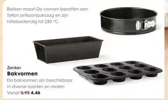 HANOS Bakvormen aanbieding