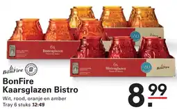 Sligro BonFire Kaarsglazen Bistro aanbieding