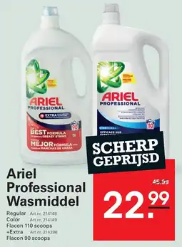 Sligro Ariel Professional Wasmiddel aanbieding