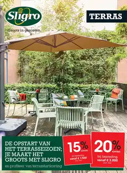 Sligro Terras aanbieding