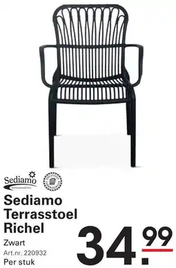 Sligro Sediamo Terrasstoel Richel aanbieding
