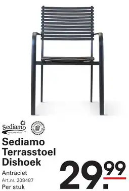 Sligro Sediamo Terrasstoel Dishoek aanbieding