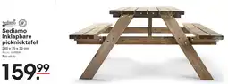 Sligro Sediamo Inklapbare picknicktafel aanbieding