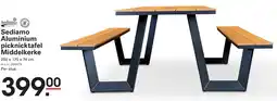 Sligro Sediamo Aluminium picknicktafel Middelkerke aanbieding