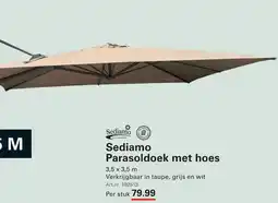 Sligro Sediamo Parasoldoek met hoes aanbieding