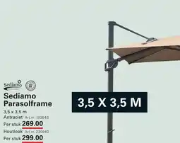 Sligro Sediamo Parasolframe aanbieding
