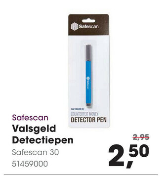 HANOS Valsgeld detectiepen aanbieding