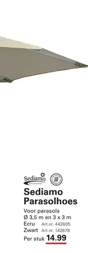 Sligro Sediamo Parasolhoes aanbieding