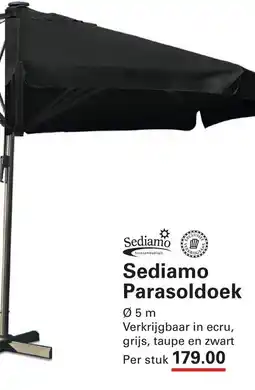 Sligro Sediamo Parasoldoek aanbieding