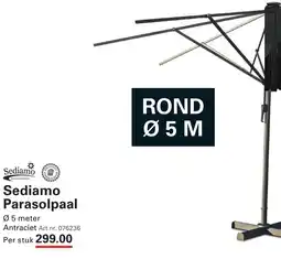 Sligro Sediamo Parasolpaal aanbieding