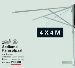 Sligro Sediamo Parasolpaal aanbieding