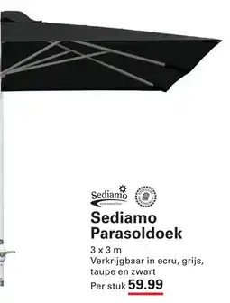 Sligro Sediamo Parasoldoek aanbieding