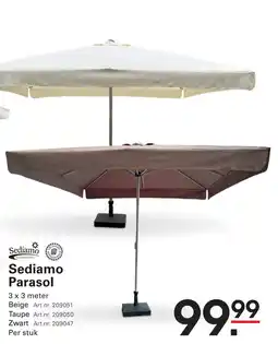 Sligro Sediamo Parasol aanbieding
