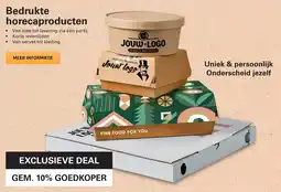 Sligro Bedrukte horecaproducten aanbieding
