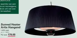Sligro Sunred Heater Artix Hangend aanbieding