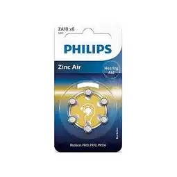 ANWB Philips Zink Batterijen 6 Stuks 1.4V Zilver aanbieding