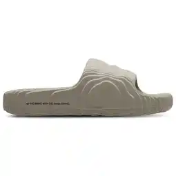 Foot Locker Adidas adilette Sneakers Dames - Bruin - Maat 36 - Plastic aanbieding