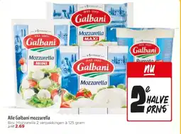 Jumbo Alle Galbani mozzarella aanbieding