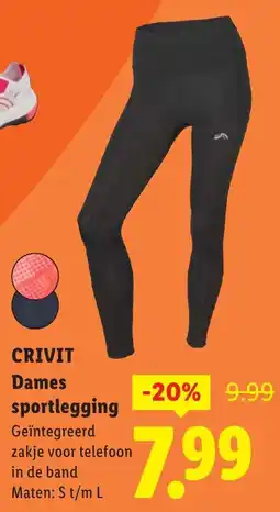 Lidl CRIVIT Dames sportlegging aanbieding