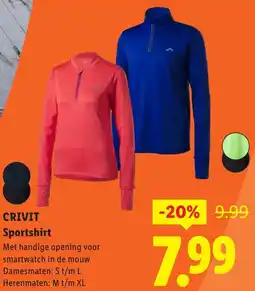 Lidl Crivit Sportshirt aanbieding