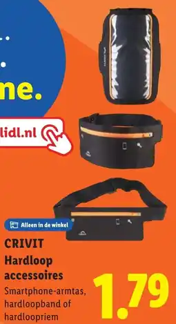 Lidl Crivit Hardloop accessoires aanbieding