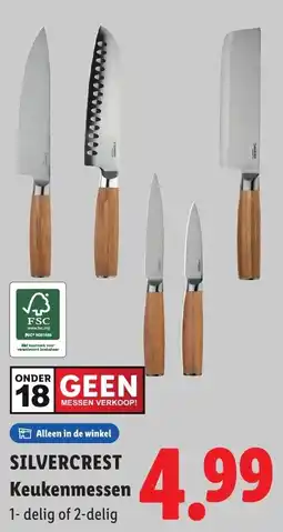 Lidl Silvercrest Keukenmessen aanbieding