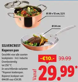 Lidl Silvercrest Koperen pan aanbieding