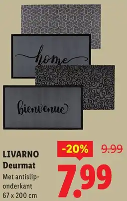 Lidl Livarno Deurmat aanbieding