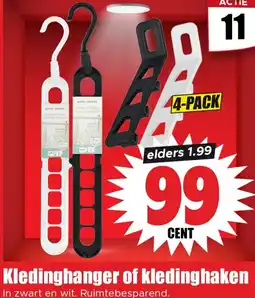Dirk Kledinghanger of kledinghaken aanbieding