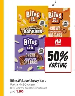 Jumbo Bites WeLove Chewy Bars aanbieding
