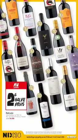 Jumbo Rode wijn aanbieding