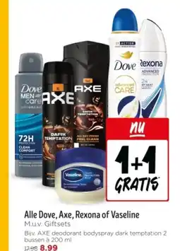 Jumbo Alle Dove, Axe, Rexona of Vaseline aanbieding