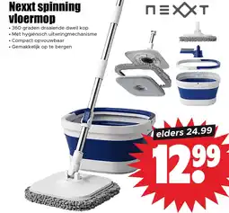 Dirk Nexxt spinning vloermop aanbieding