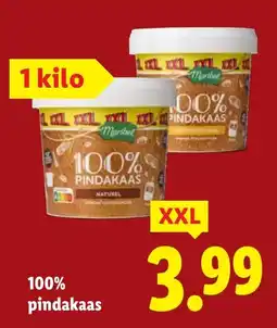Lidl 100% pindakaas aanbieding