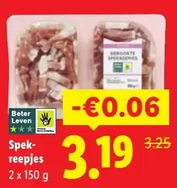 Lidl Spekreepjes aanbieding