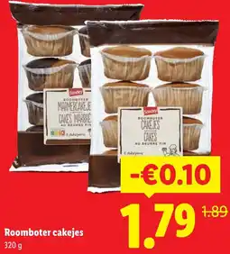 Lidl Roomboter cakejes aanbieding