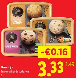 Lidl Roomijs aanbieding