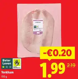 Lidl Yorkham aanbieding