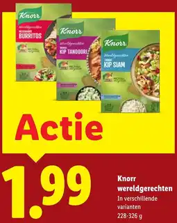 Lidl Knorr wereldgerechten aanbieding