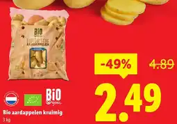 Lidl Bio aardappelen kruimig aanbieding