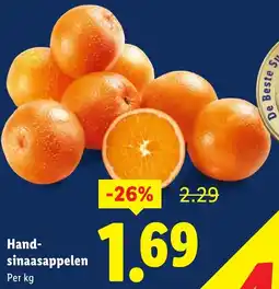 Lidl Handsinaasappelen aanbieding